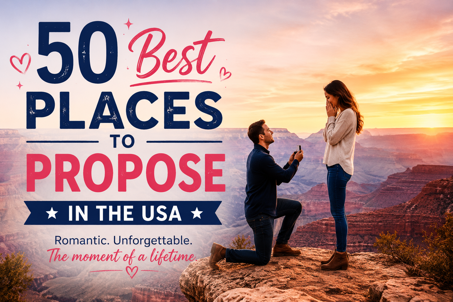 50 Best Places to Propose in the USA