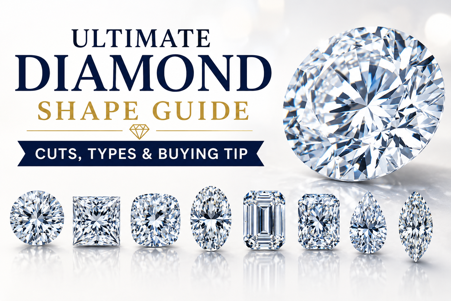 Ultimate Diamond Shape Guide: Cuts, Types & Buying Tip