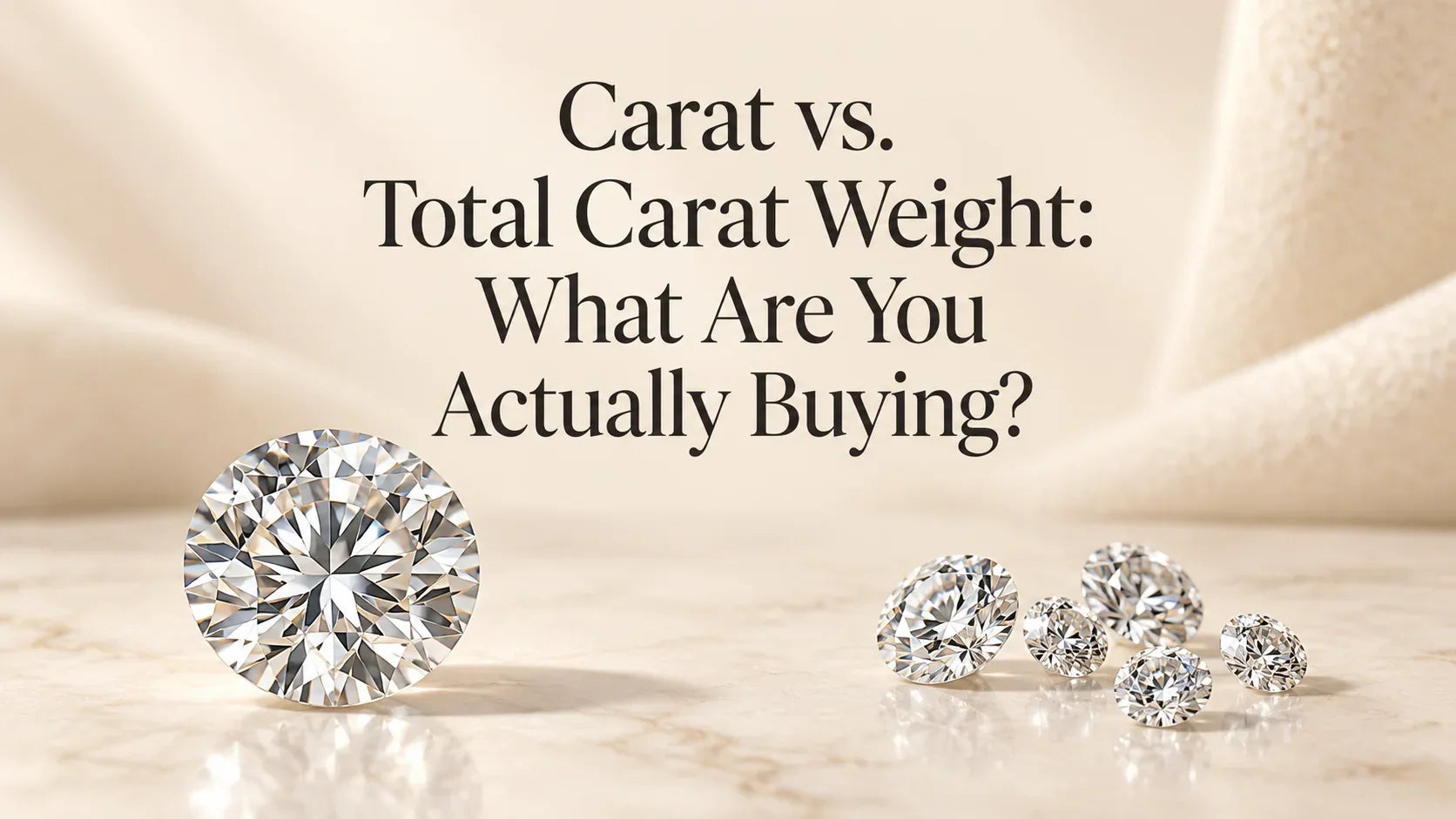 Carat vs. Total Carat Weight: What Are You Actually Buying?