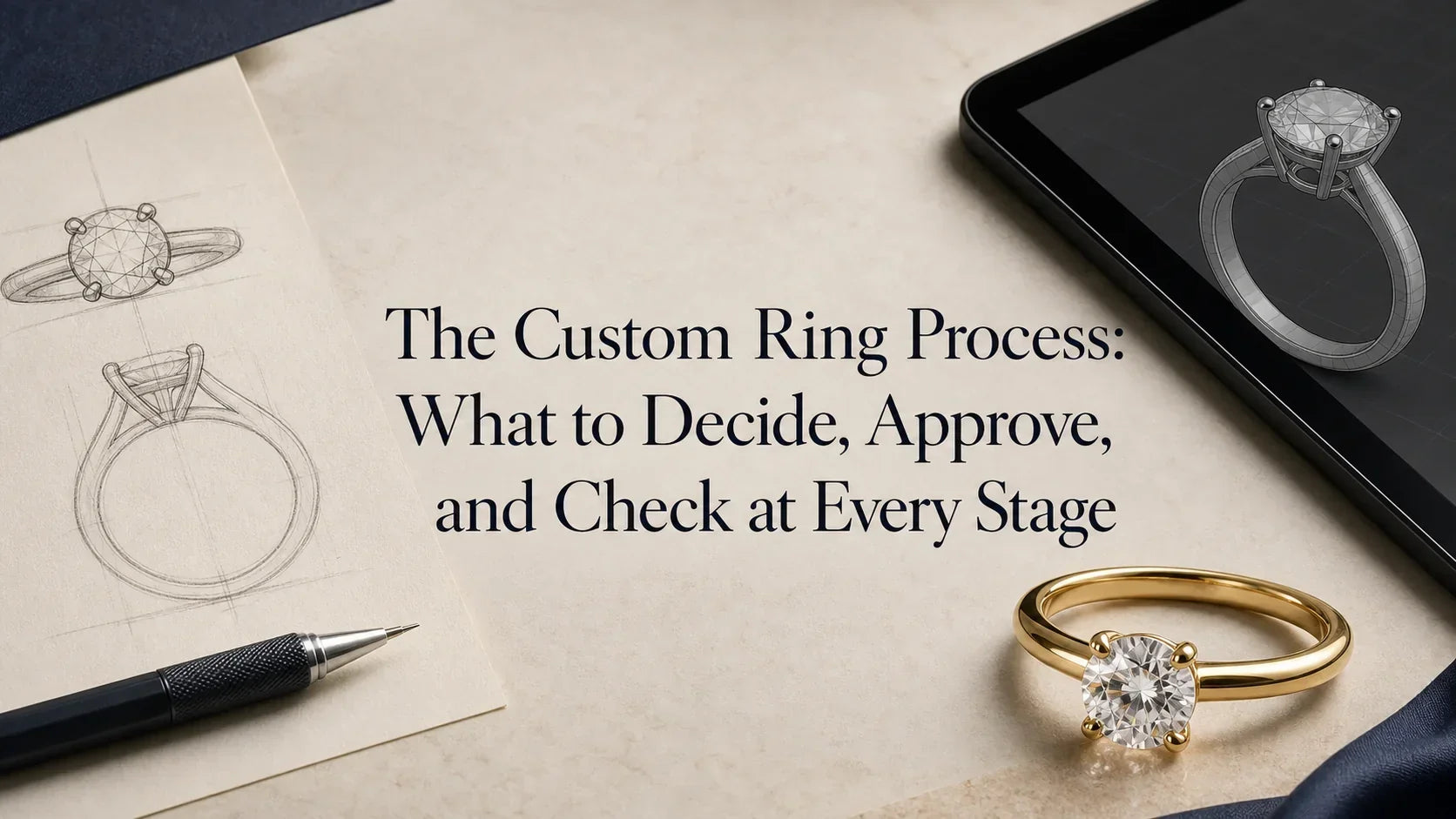 The Custom Ring Process: What to Decide, Approve, and Check at Every Stage
