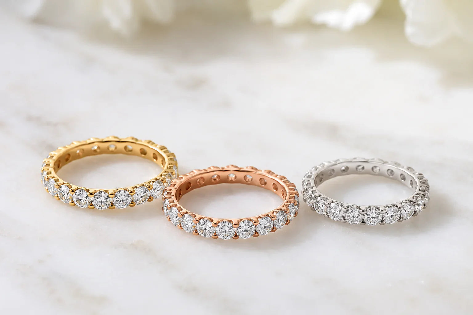 Yellow, Rose, or White Gold? A Gemologist Explains What Your Skin Tone Actually Changes About Your Lab Diamond