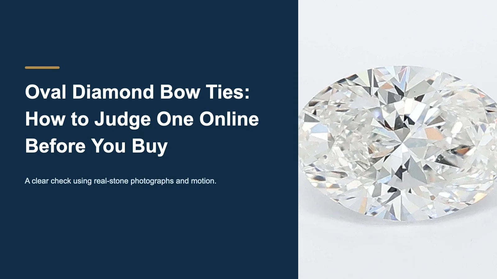 Oval diamond bow tie guide featured image