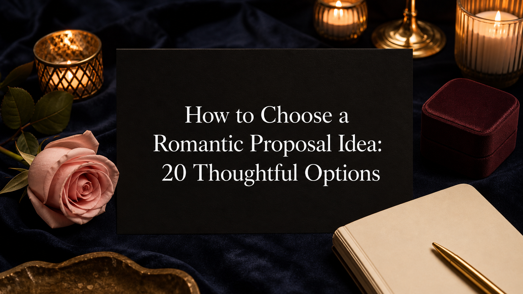 How to Choose a Romantic Proposal Idea: 20 Thoughtful Options
