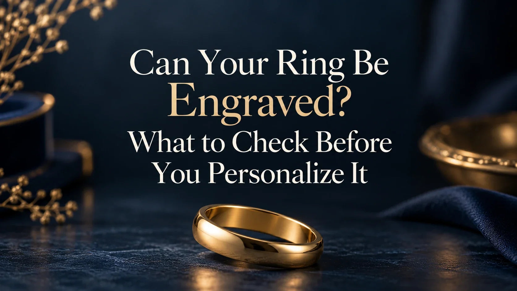 Can Your Ring Be Engraved? What to Check Before You Personalize It