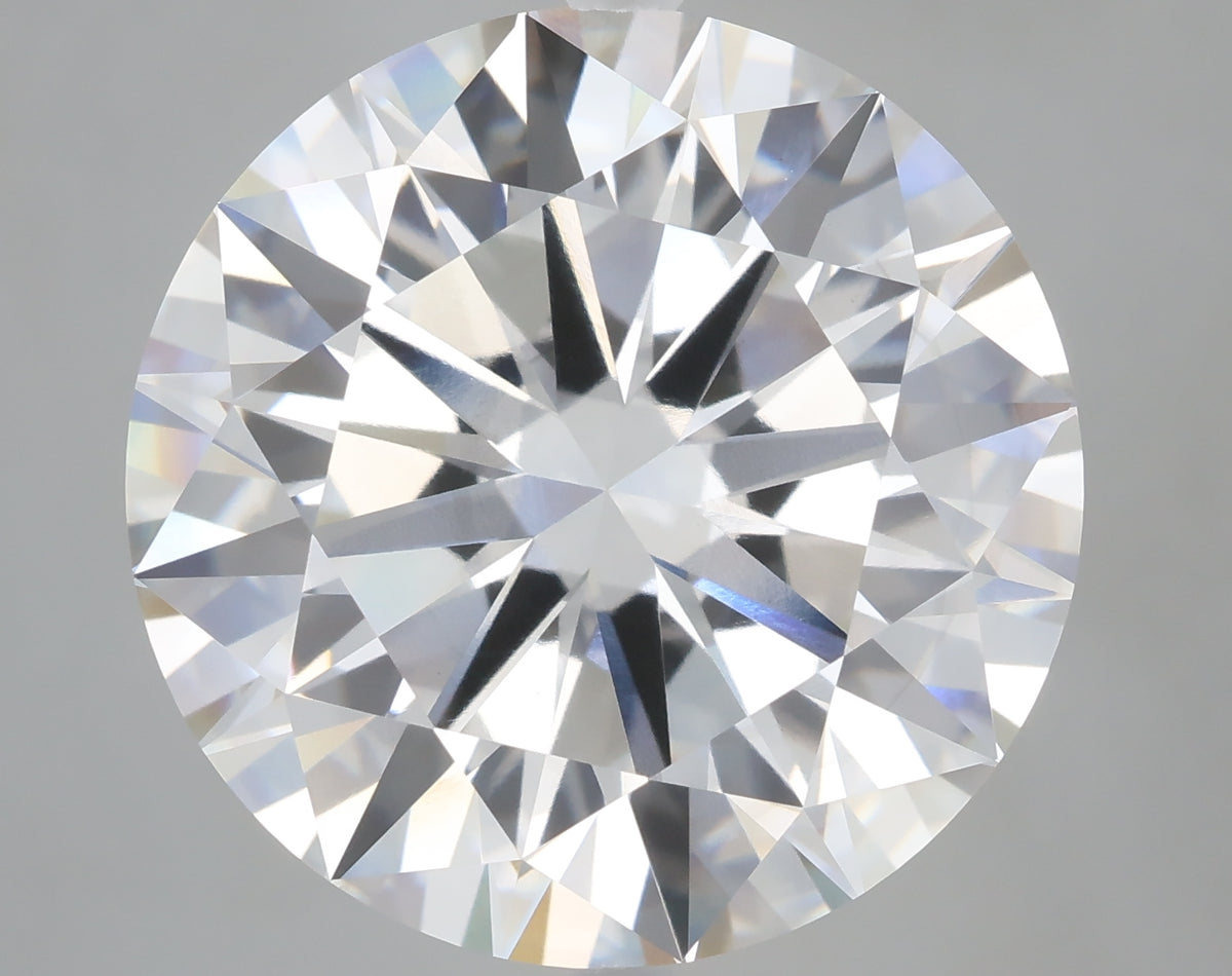 14.23 carat round lab grown diamond F color VS1 clarity