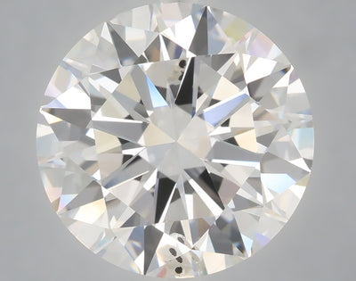 7.00 carat round lab grown diamond F color SI2 clarity
