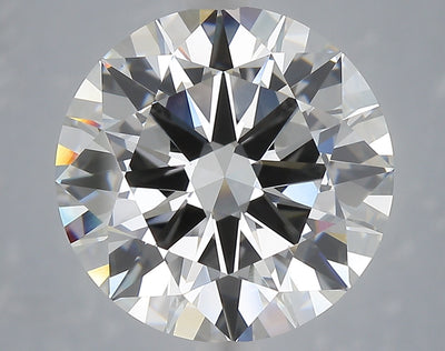 6.04 carat round lab grown diamond F color VS1 clarity