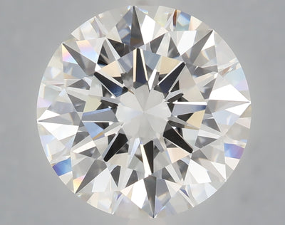 7.08 carat round lab grown diamond F color VVS2 clarity
