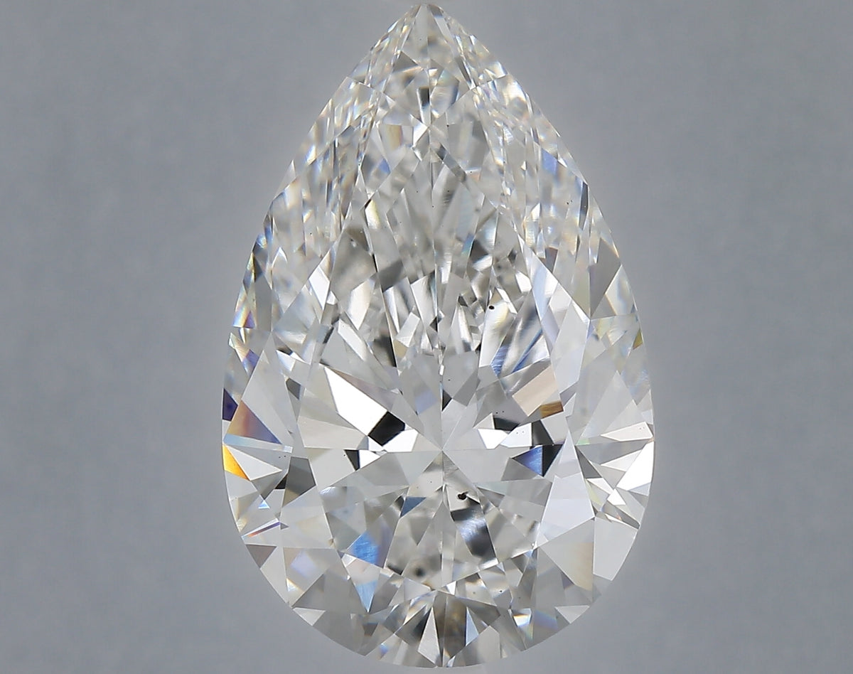 11.11 carat pear lab grown diamond E color VS2 clarity