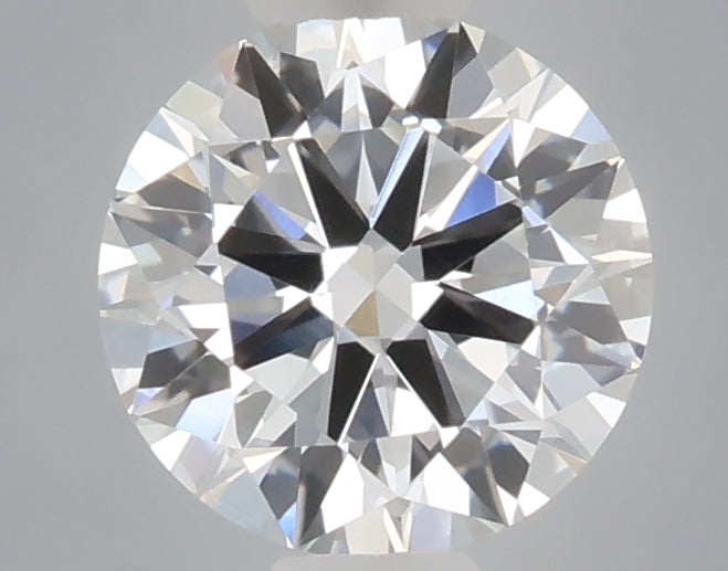 0.55 carat round lab grown diamond D color VVS2 clarity