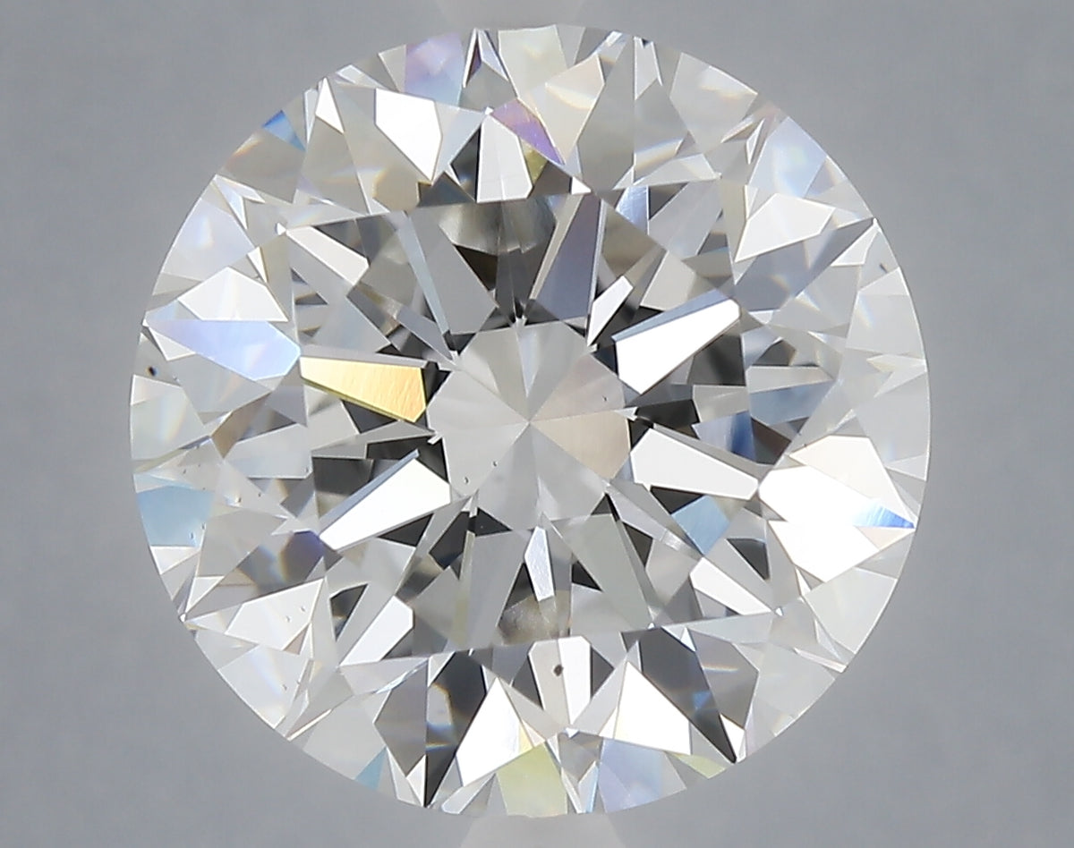 10.06 carat round lab grown diamond F color VS2 clarity
