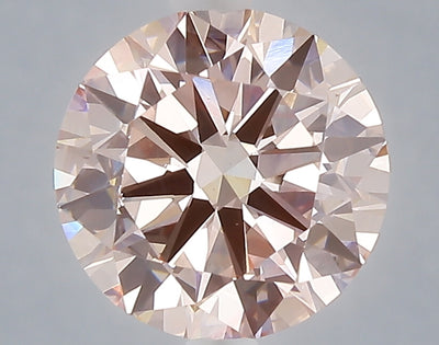 3.00 carat fancy intense pink round lab grown diamond VVS2 clarity