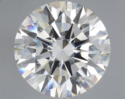 32.58 carat round lab grown diamond G color VS1 clarity