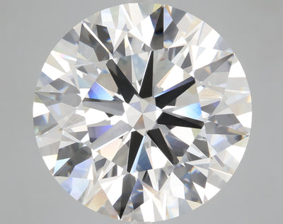 24.77 carat round lab grown diamond H color VVS2 clarity