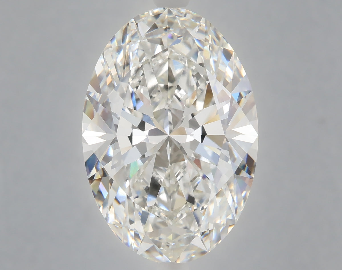 10.07 carat oval lab grown diamond G color VS1 clarity
