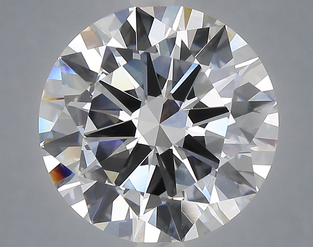 6.02 carat round lab grown diamond E color VS1 clarity