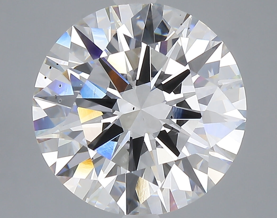 6.00 carat round lab grown diamond F color VS2 clarity