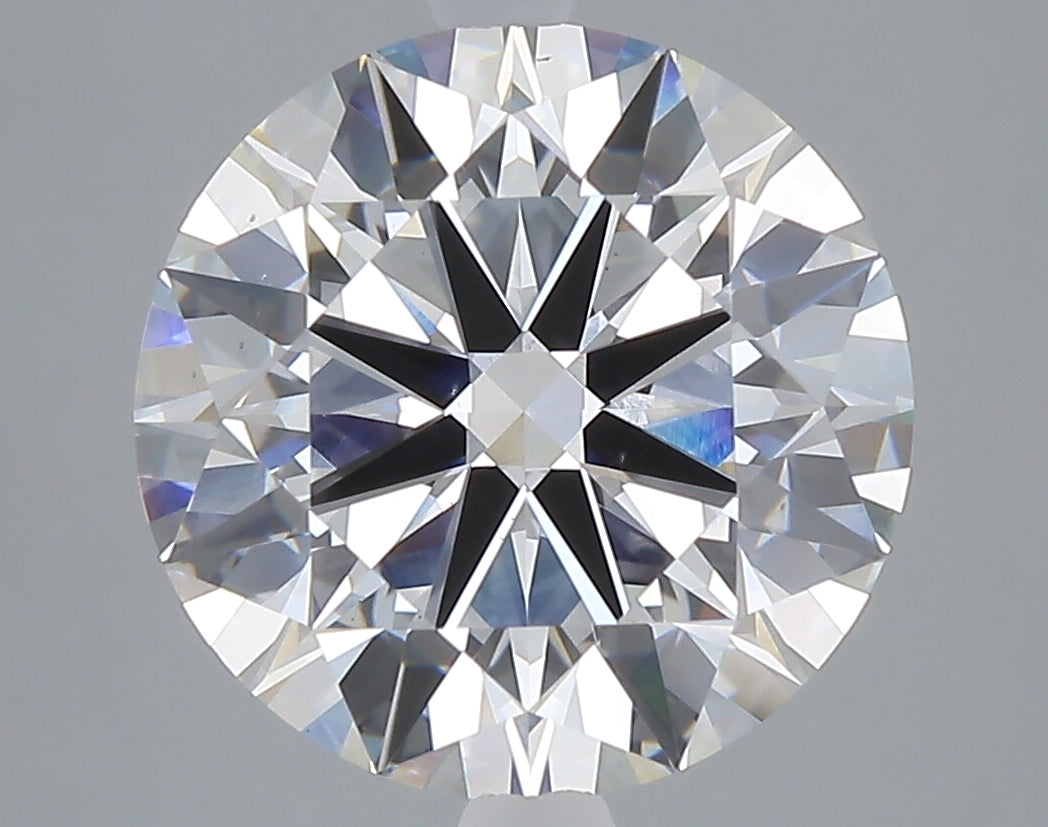 5.50 carat round lab grown diamond E color VS2 clarity