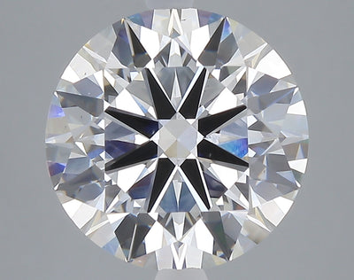 5.50 carat round lab grown diamond E color VS2 clarity