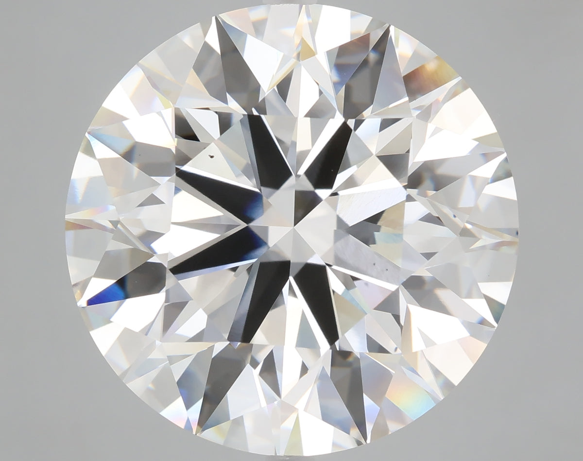 25.86 carat round lab grown diamond H color VS1 clarity