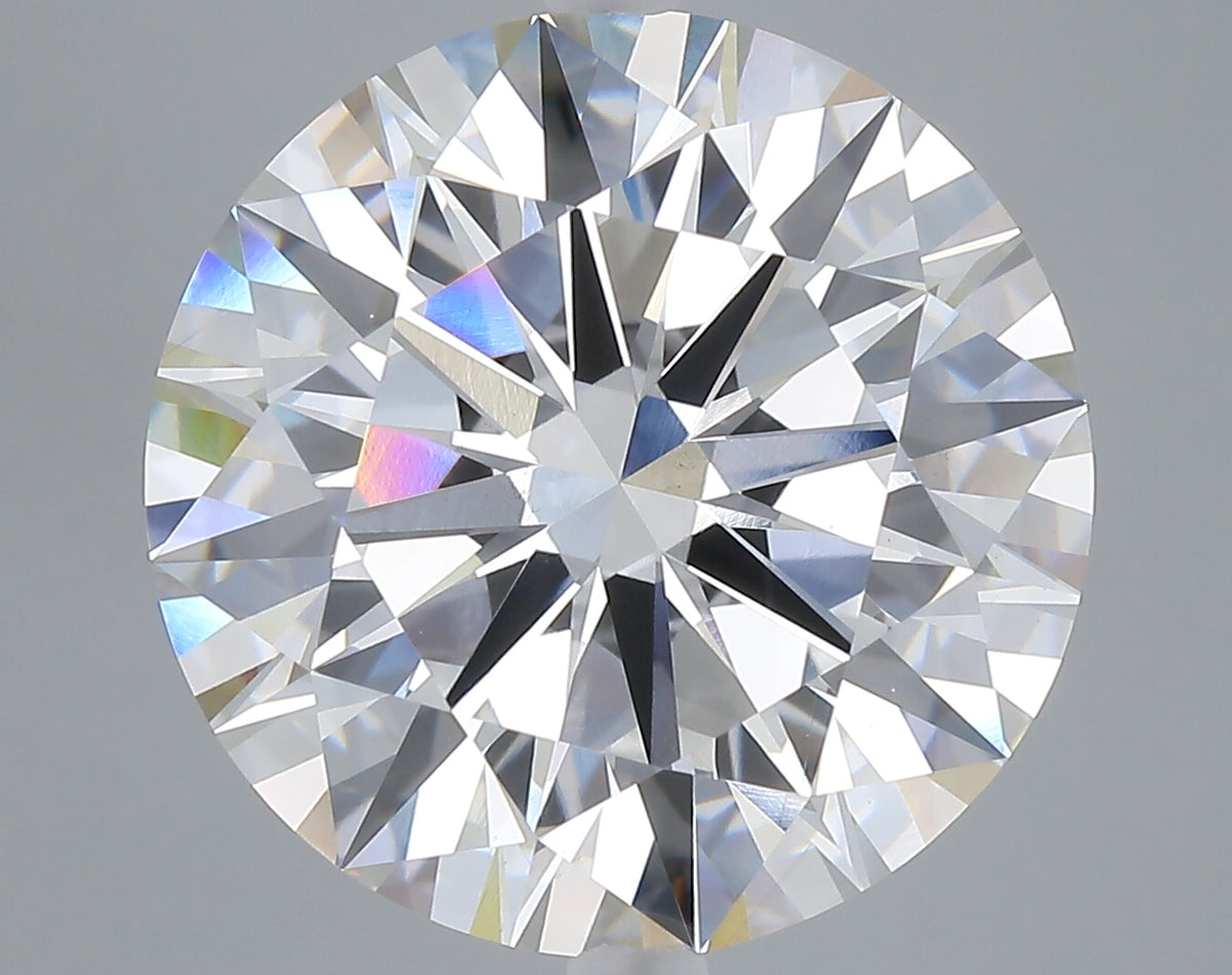 12.56 carat round lab grown diamond F color VS1 clarity