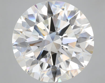 27.09 carat round lab grown diamond H color VVS2 clarity