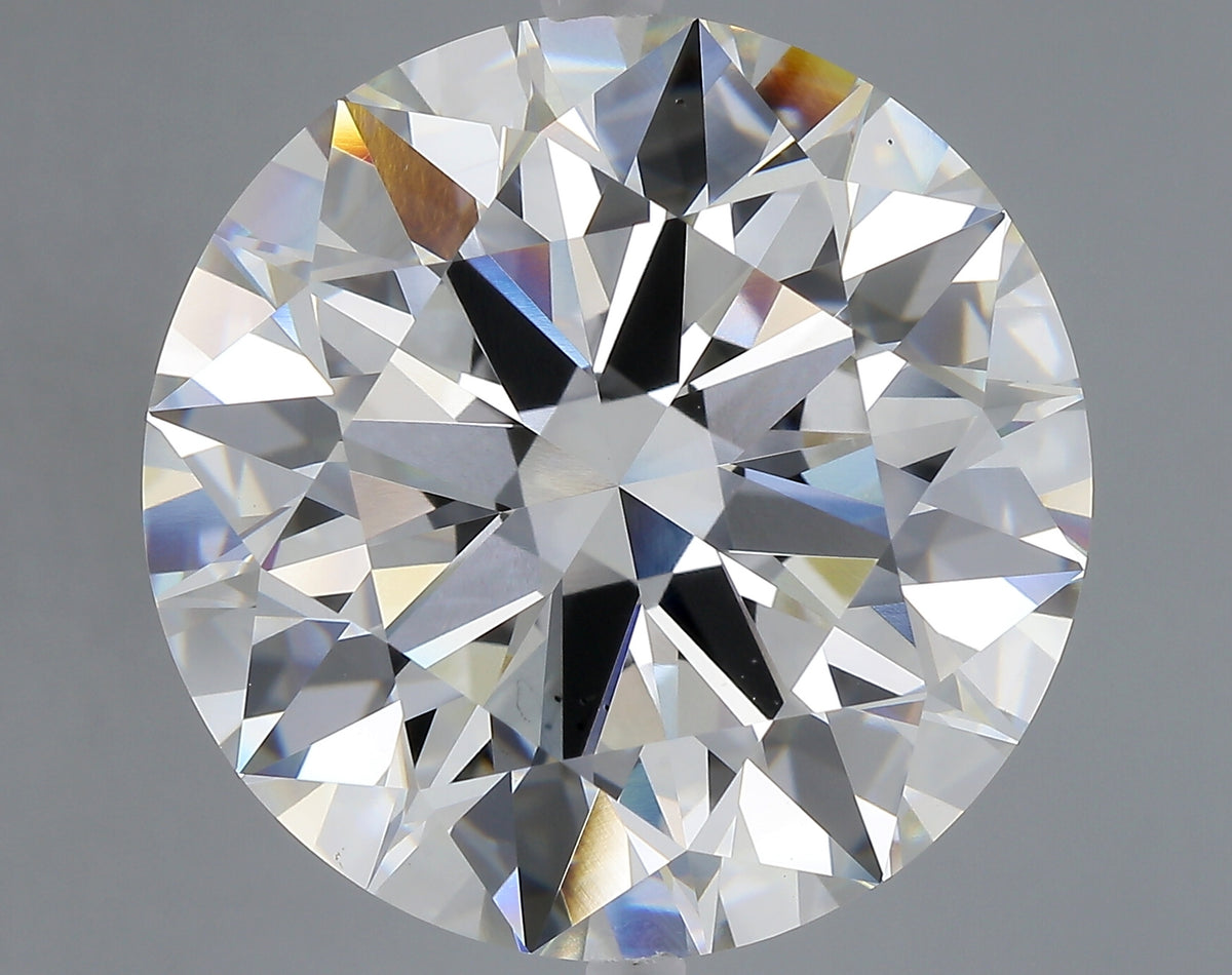 27.09 carat round lab grown diamond G color VS1 clarity