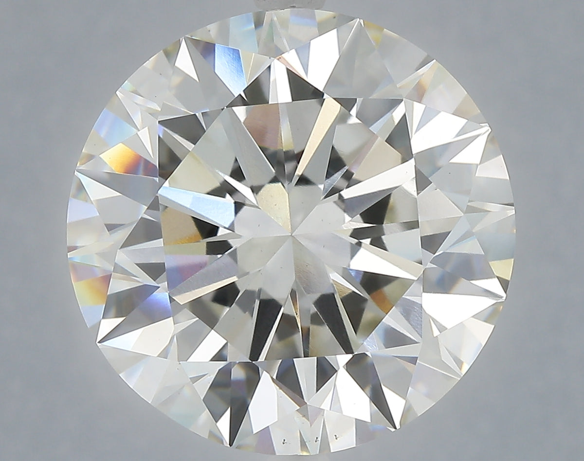 14.05 carat round lab grown diamond G color VS1 clarity