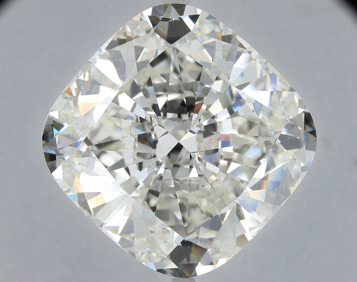 45.35 carat cushion lab grown diamond G color VS1 clarity