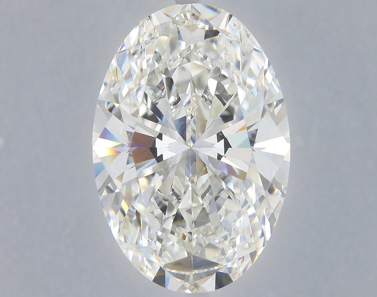 21.54 carat oval lab grown diamond G color VVS2 clarity