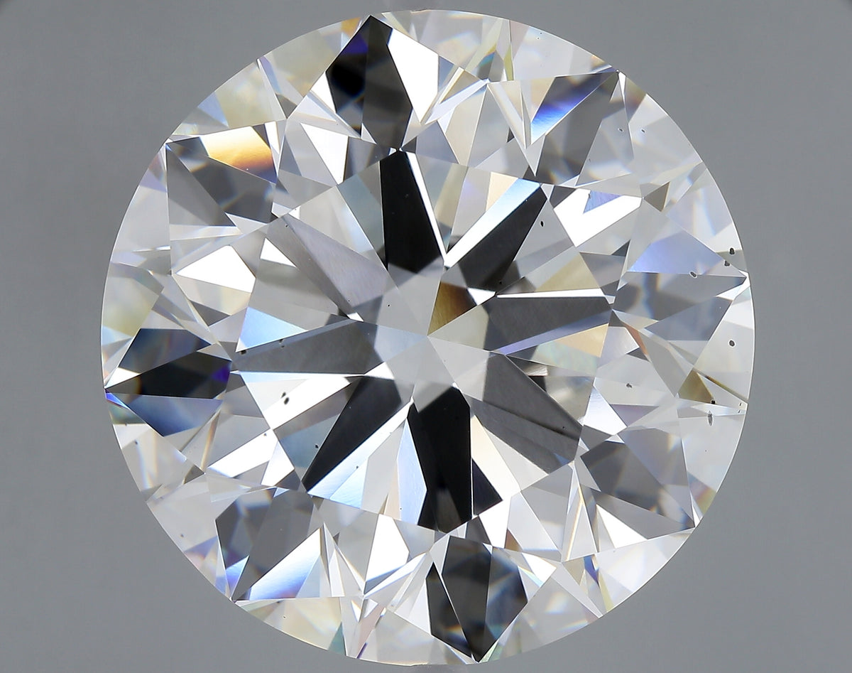 50.34 carat round lab grown diamond H color VS2 clarity