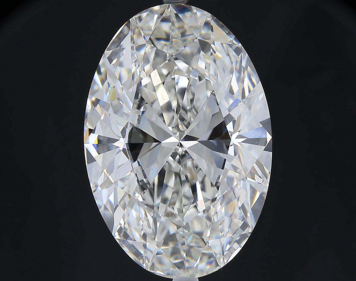 20.07 carat oval lab grown diamond G color VS1 clarity