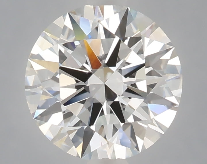 2.04 carat round lab grown diamond E color VVS2 clarity