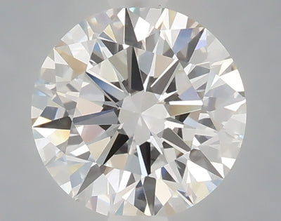 1.55 carat round lab grown diamond E color VVS2 clarity