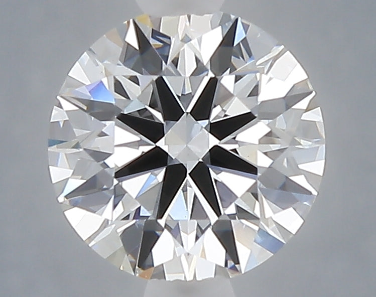 1.55 carat round lab grown diamond E color VVS2 clarity