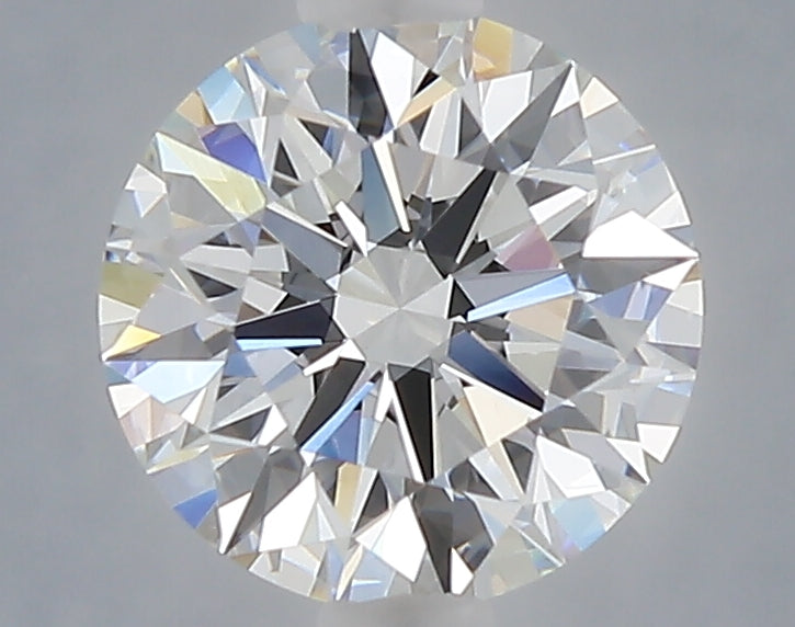 1.58 carat round lab grown diamond F color VVS2 clarity