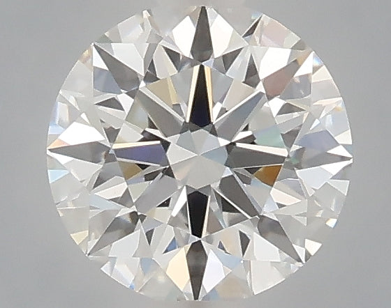 1.08 carat round lab grown diamond E color VVS2 clarity