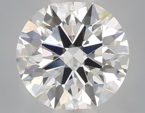 0.52 carat round lab grown diamond E color VVS2 clarity
