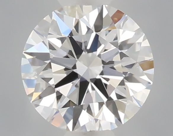 0.53 carat round lab grown diamond D color VVS2 clarity