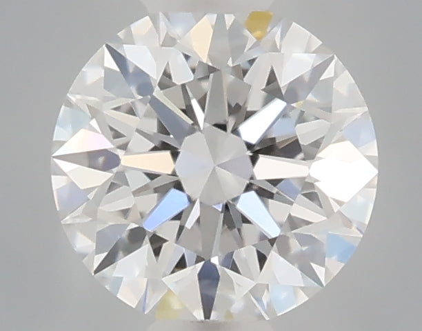 0.52 carat round lab grown diamond D color VVS2 clarity