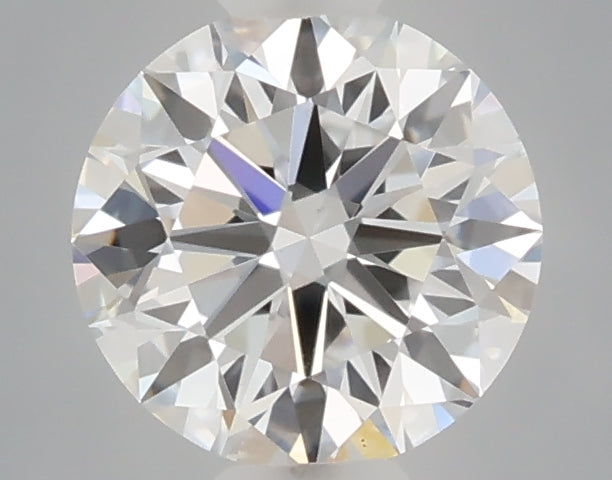 0.51 carat round lab grown diamond D color VS1 clarity
