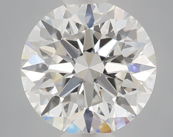 0.50 carat round lab grown diamond E color VS1 clarity
