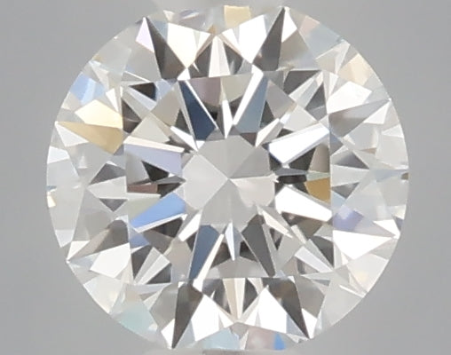 0.33 carat round lab grown diamond F color VVS2 clarity