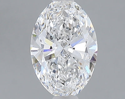 1.00 carat oval lab grown diamond D color VS1 clarity