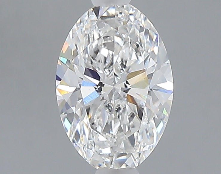 1.05 carat oval lab grown diamond E color VVS2 clarity
