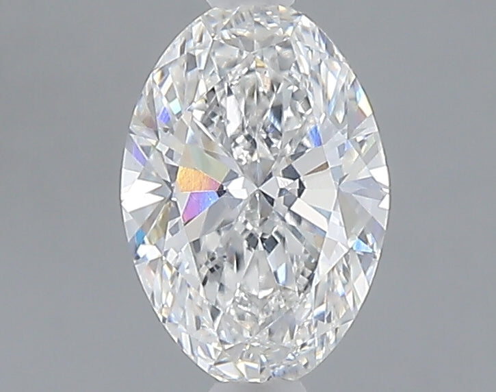 1.05 carat oval lab grown diamond E color VVS2 clarity