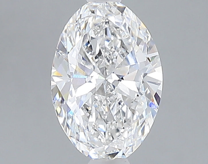 1.06 carat oval lab grown diamond E color VVS2 clarity