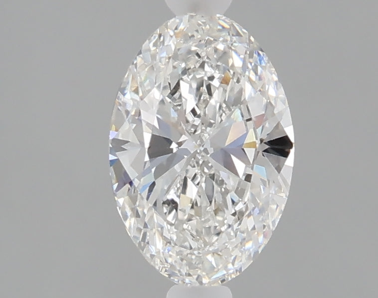 1.05 carat oval lab grown diamond F color VVS2 clarity