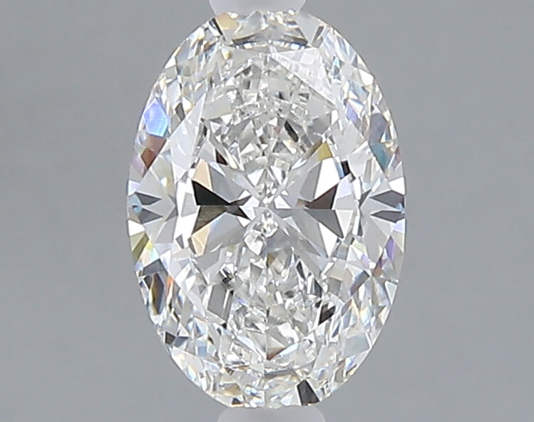 1.07 carat oval lab grown diamond E color VVS2 clarity