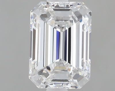 1.05 carat emerald lab grown diamond E color VVS1 clarity
